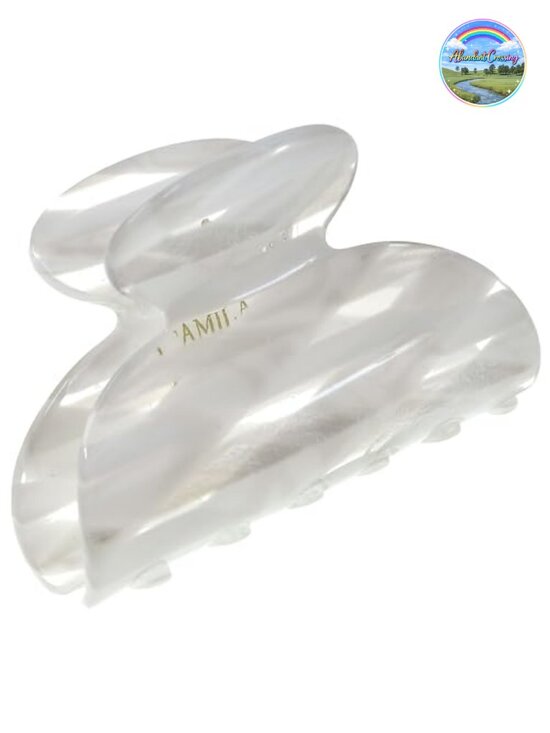 Handmade French Hair Claw Clip Small Strong Hold No Slip Grip Cellulose Acetate main image 4